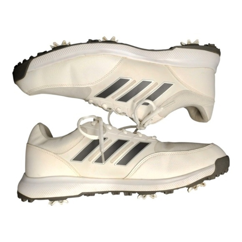 Adidas Tech‎ Response 3.0 Wide Golf Shoes Mens Size 12 White Gray Lace Up GV6891